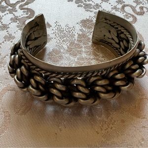 Silver Open Bracelet